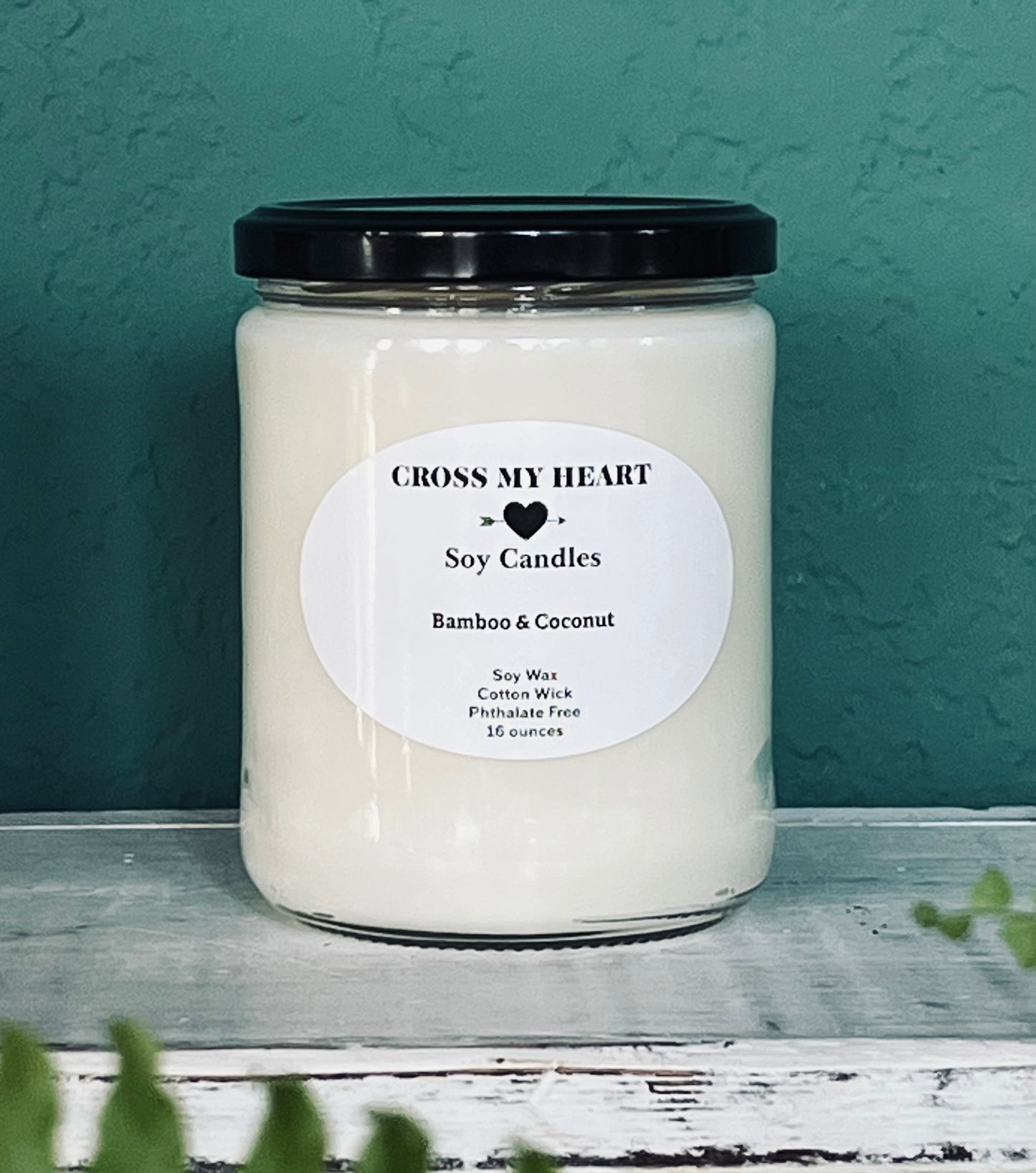 Bamboo & Coconut Soy Candle- 16 ounces