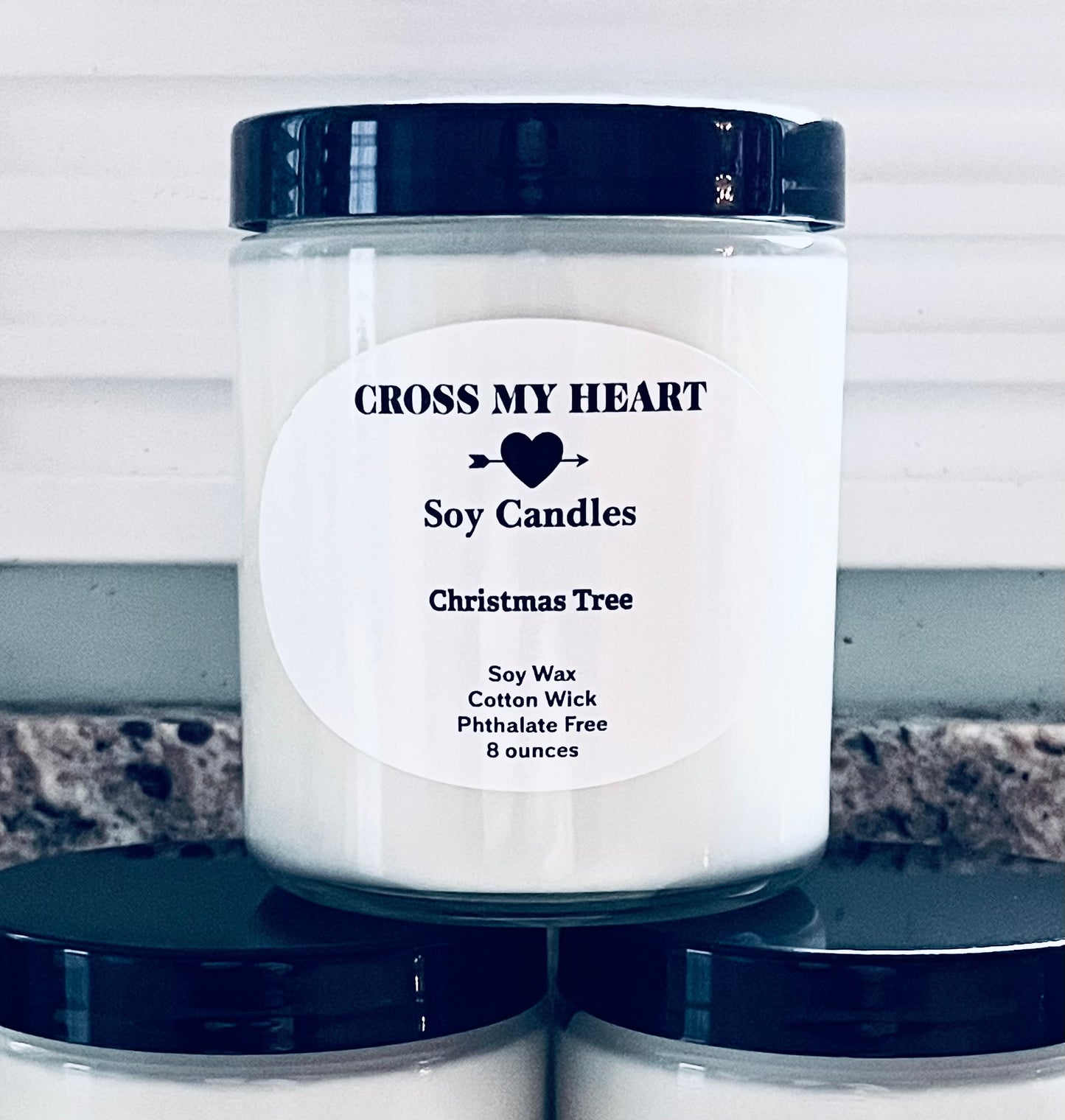 Christmas Tree Soy Candle- 8 oz