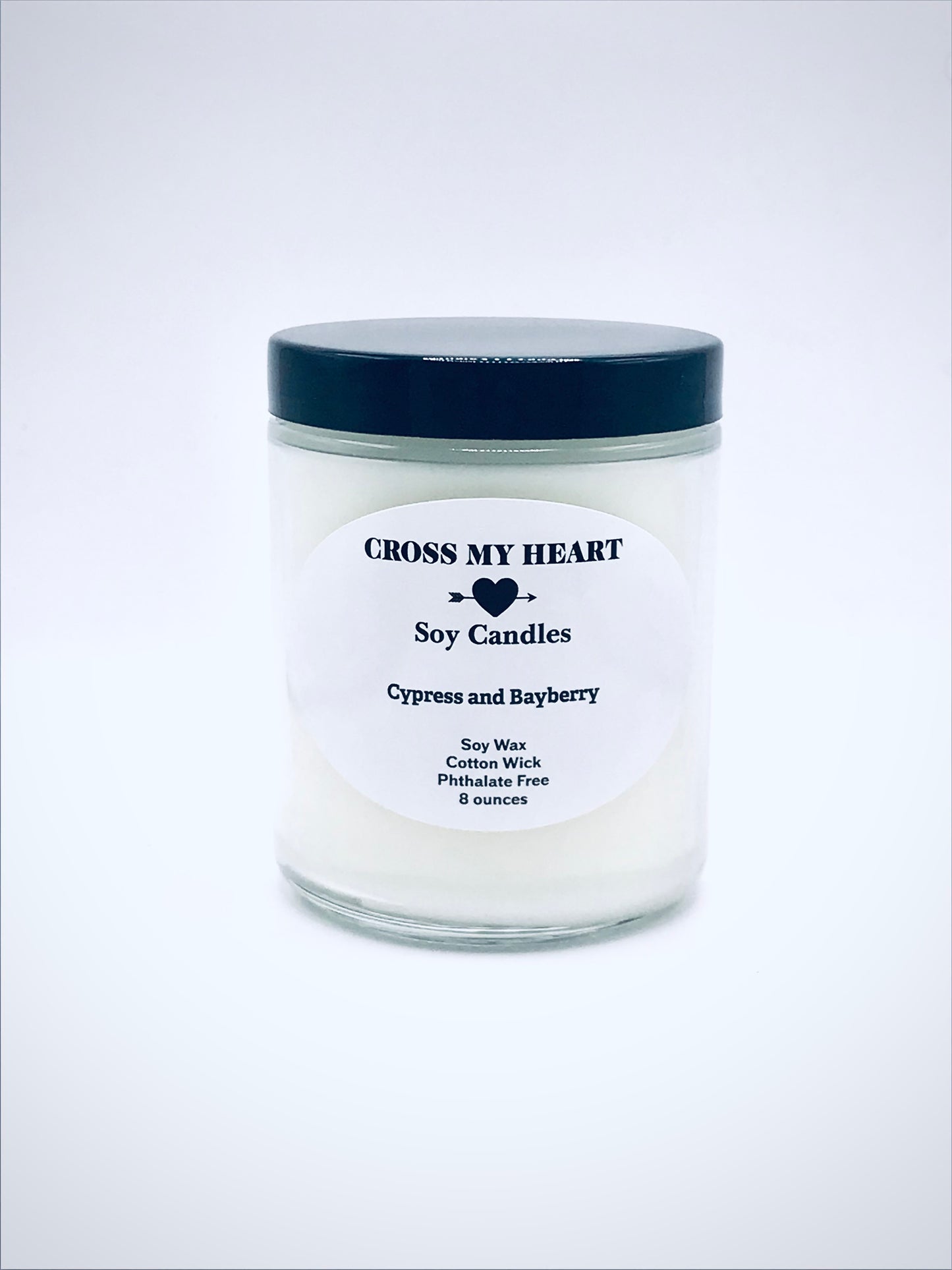 Cypress and Bayberry Soy Candle- 8 ounce