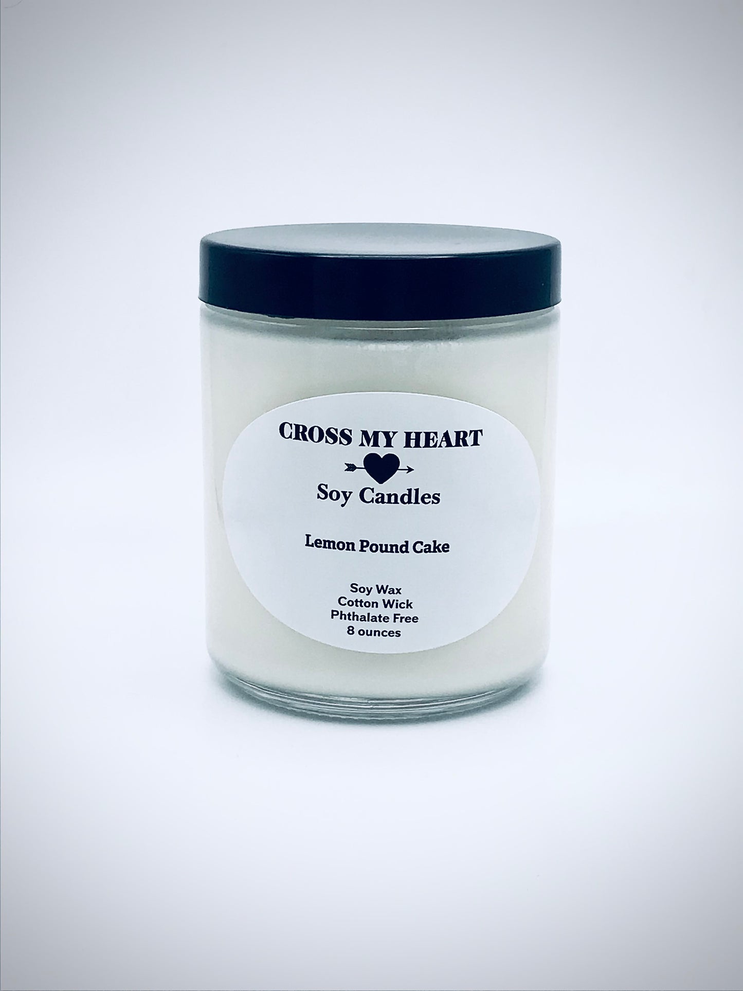 Lemon Pound Cake Soy Candle- 8 ounce