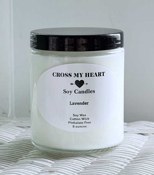 Lavender Soy Candle- 8 ounces