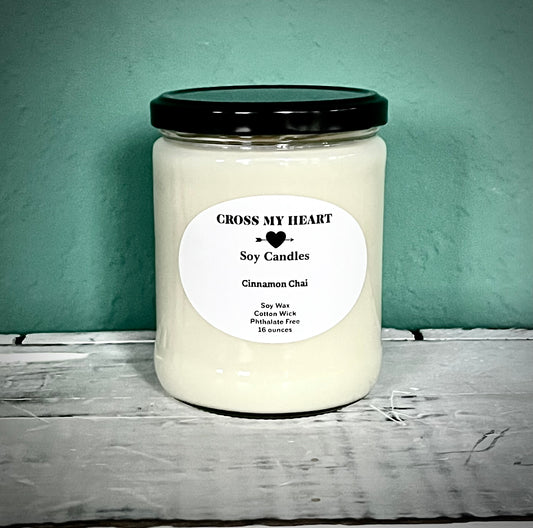 Cinnamon Chai Soy Candle- 16 ounces