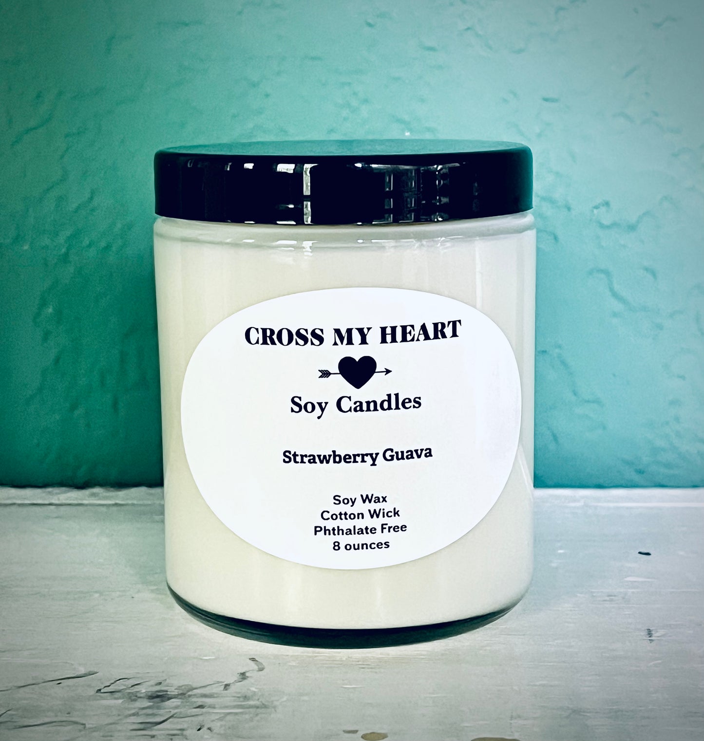 Strawberry Guava Soy Candle- 8 ounces