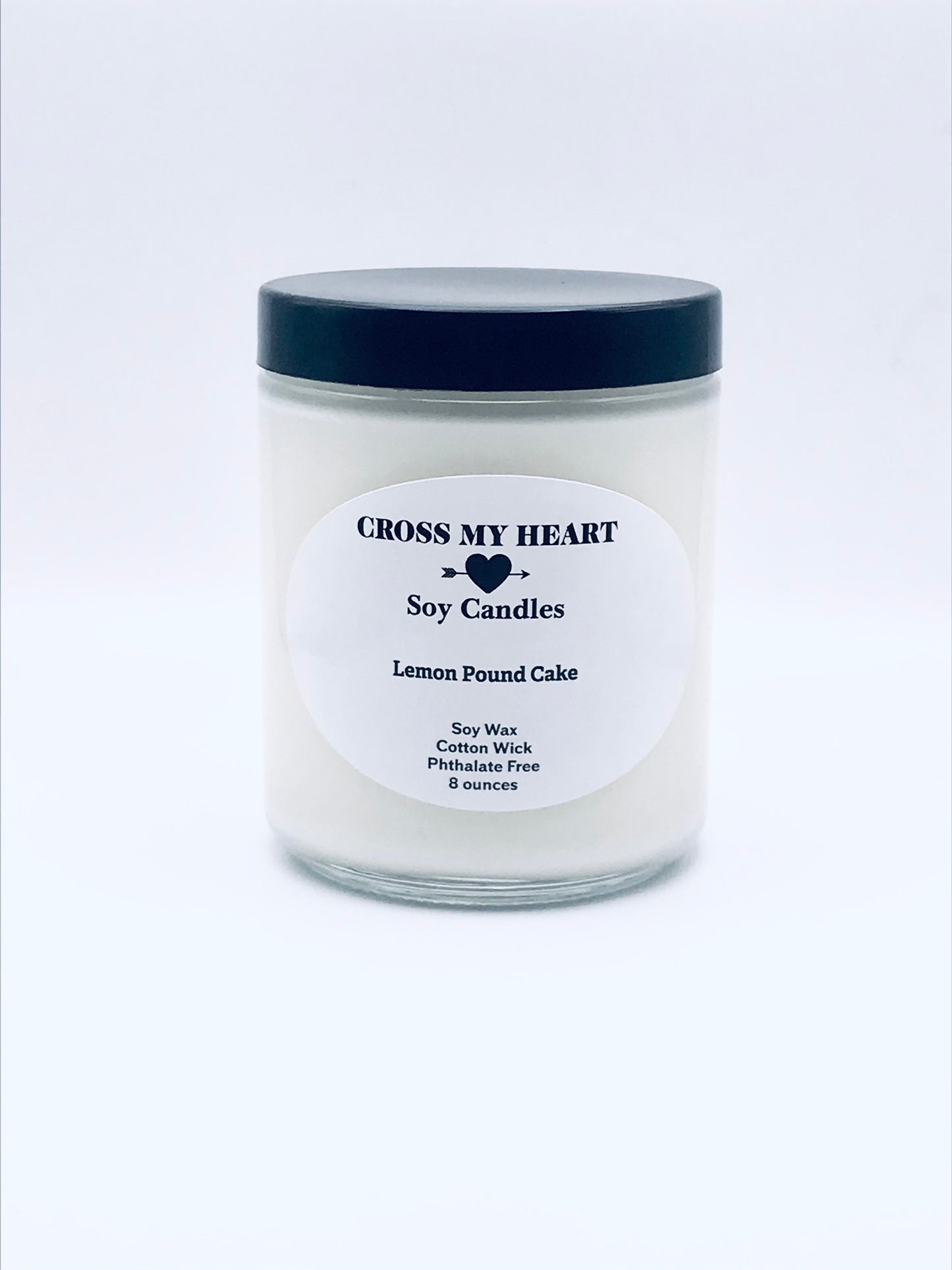 Lemon Pound Cake Soy Candle- 8 ounce