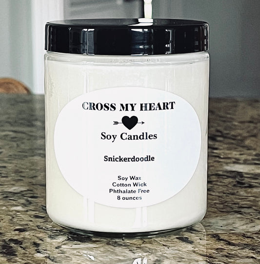 Snickerdoodle Soy Candle- 8 ounces
